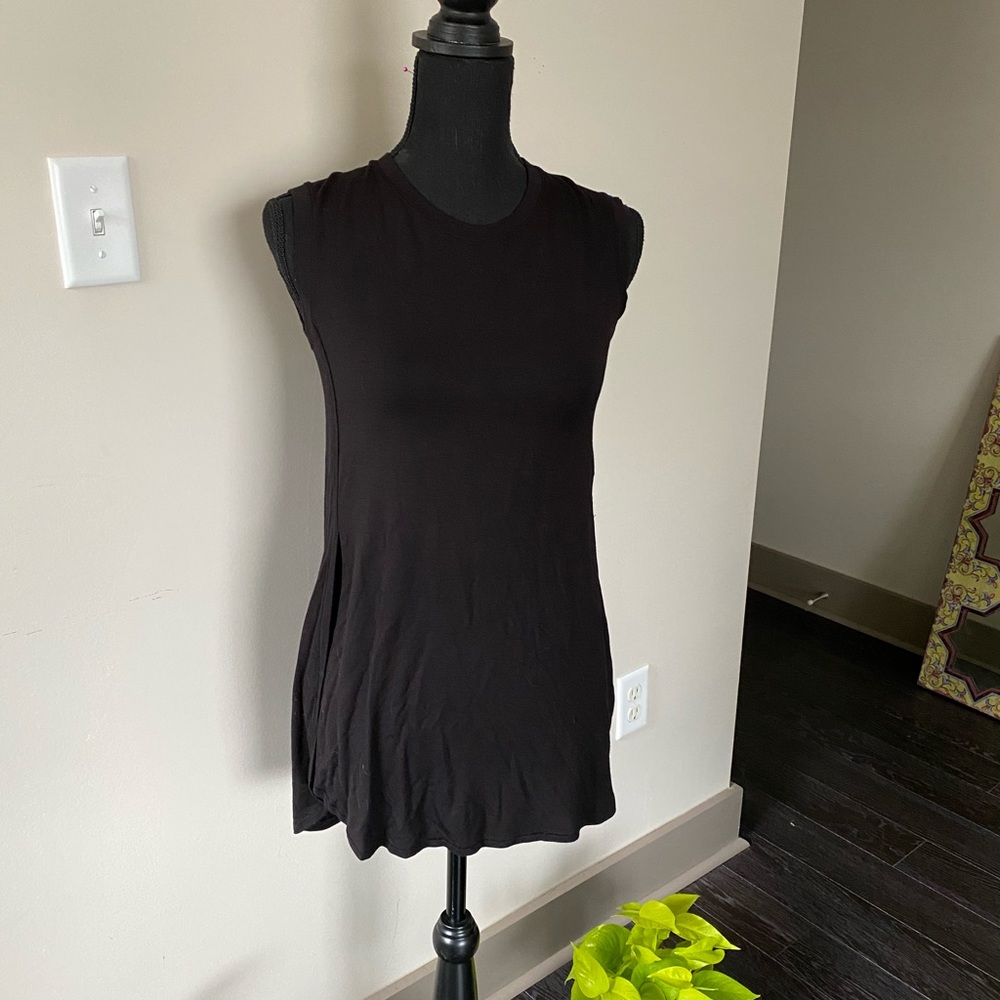 Daily Ritual side slit long length yoga tank S